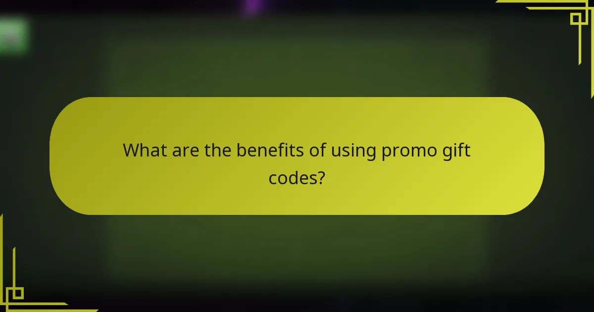 What are the benefits of using promo gift codes?